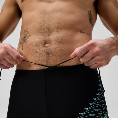 Speedo Medley Logo Aquashort Black/Green