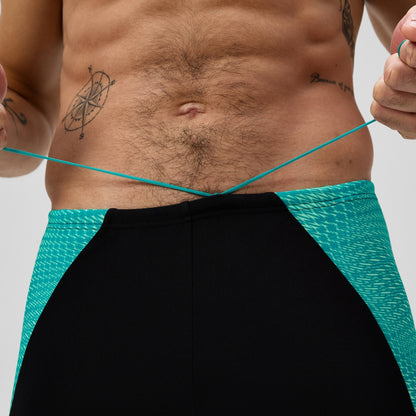 Speedo Endurance+ MAX Splice Mid Jammer Black/Turquoise