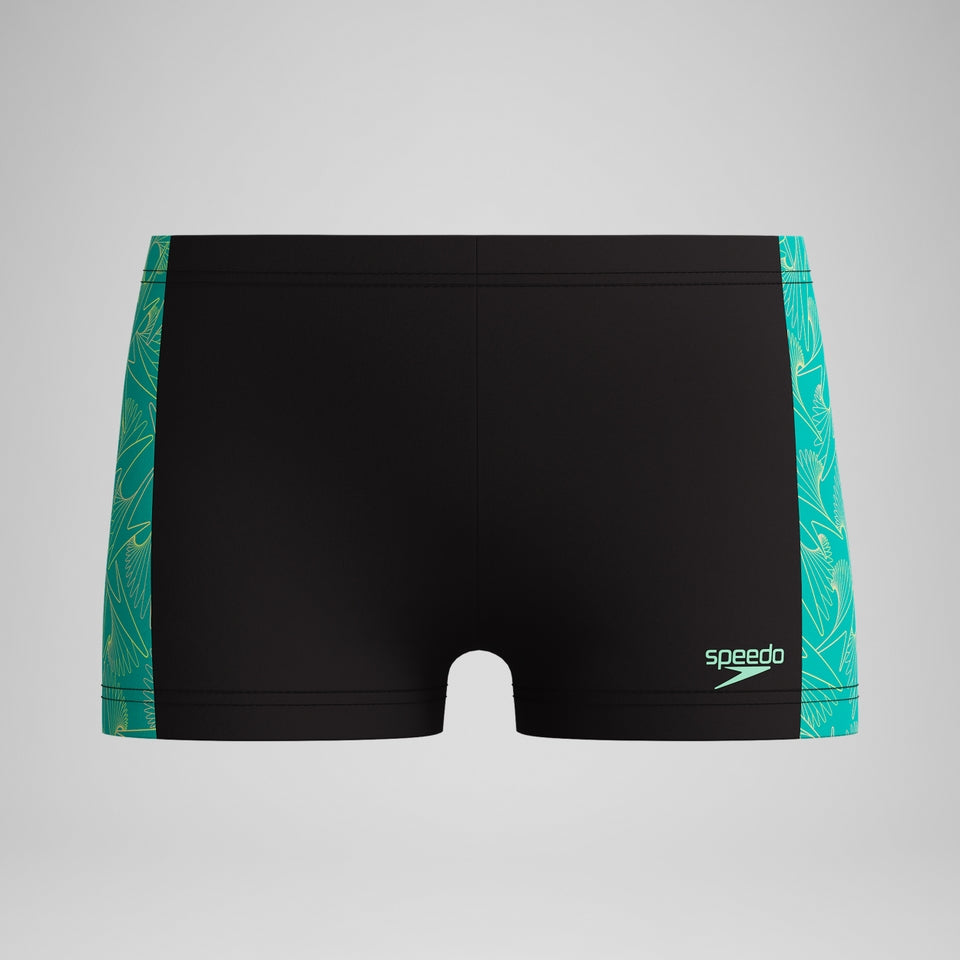 Speedo Boys Hyperboom Panel Aquashort Black/Green
