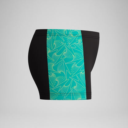 Speedo Boys Hyperboom Panel Aquashort Black/Green