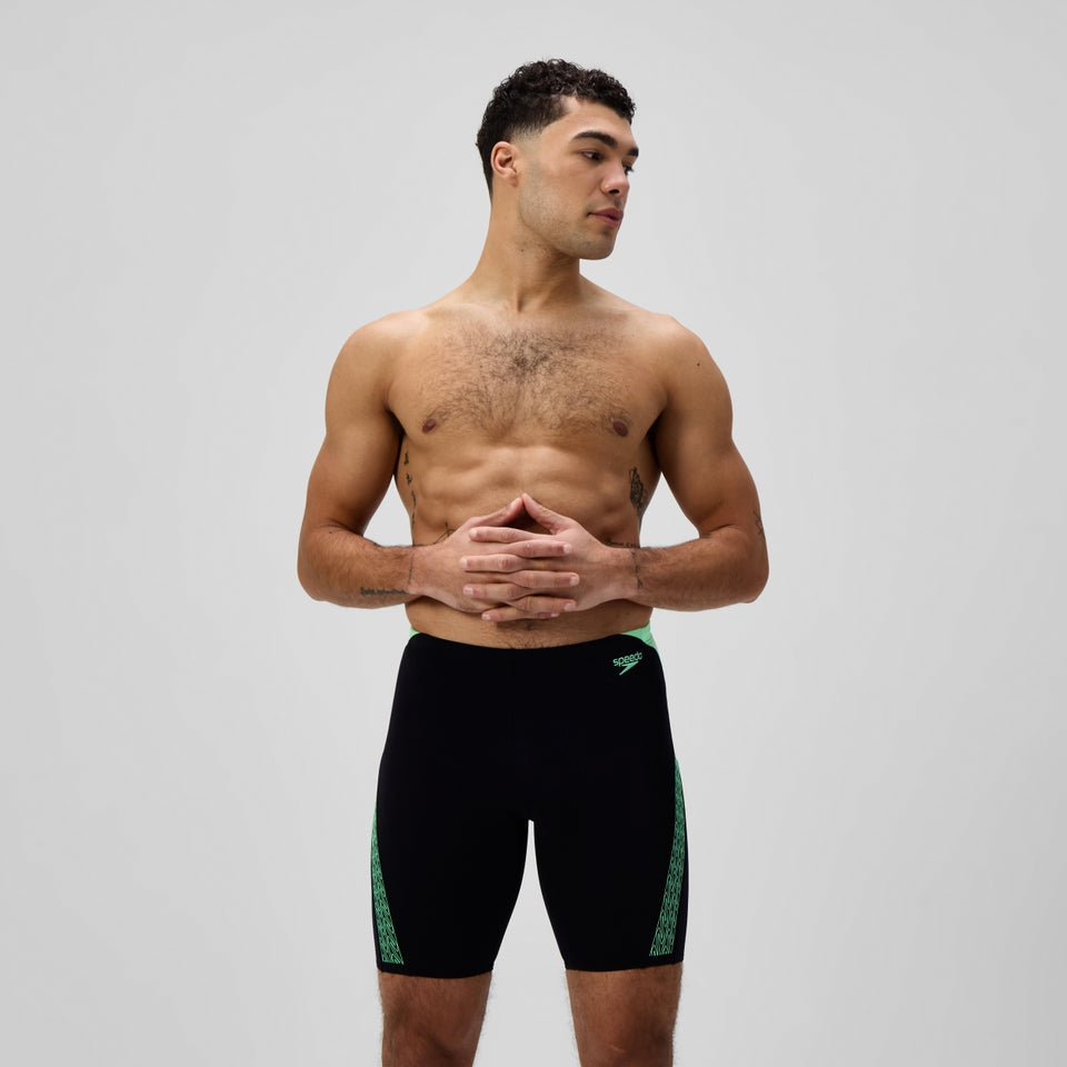 Speedo Hyperboom Splice Jammer Black/Green