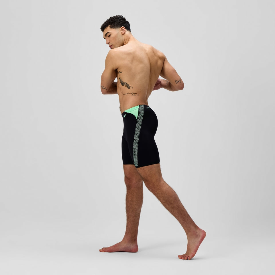 Speedo Hyperboom Splice Jammer Black/Green
