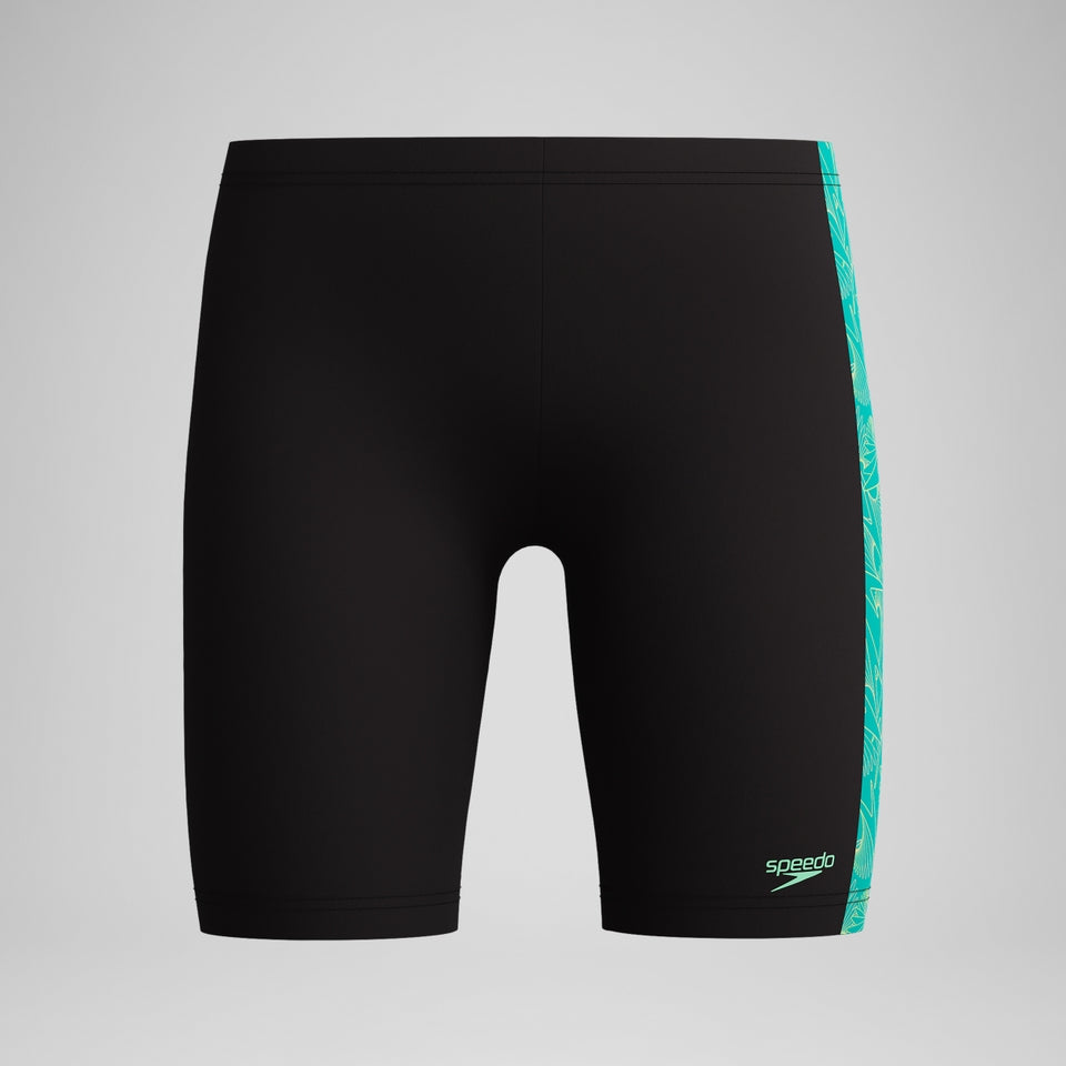 Speedo Boys Hyperboom Panel Jammer Black/Green