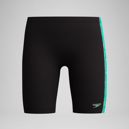 Speedo Boys Hyperboom Panel Jammer Black/Green