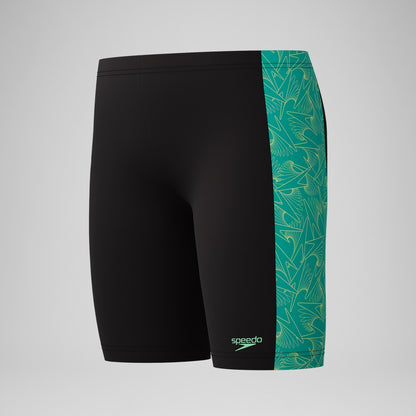 Speedo Boys Hyperboom Panel Jammer Black/Green