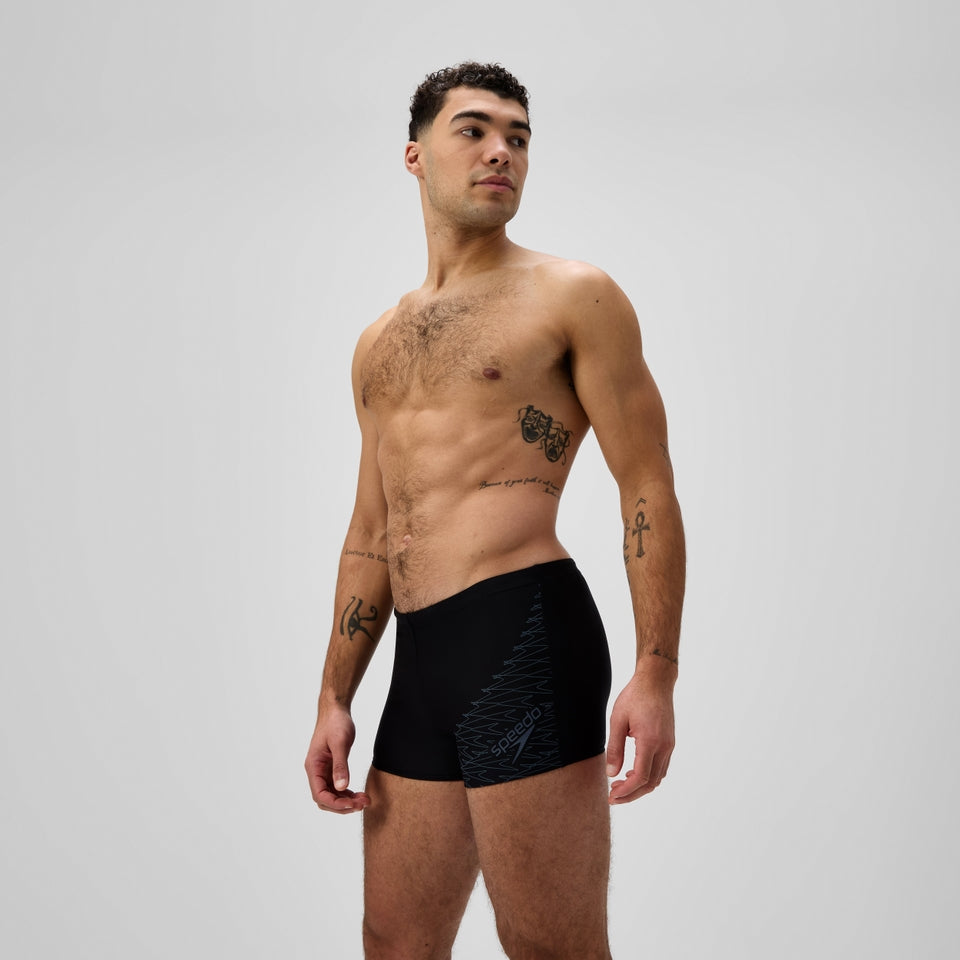 Speedo Medley Logo Aquashort Black/Grey