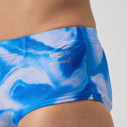 Speedo Club Training Printed 13.5cm Brief Blue/White