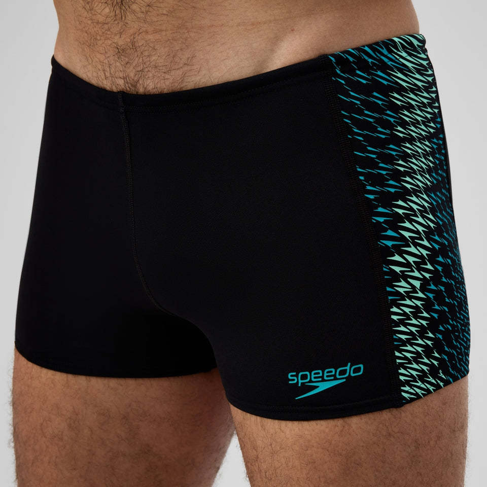 Speedo Endurance+ MAX Tech Panel Aquashort Black/Turquoise