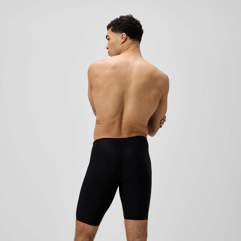 Speedo Medley Logo Jammer Black/Orange