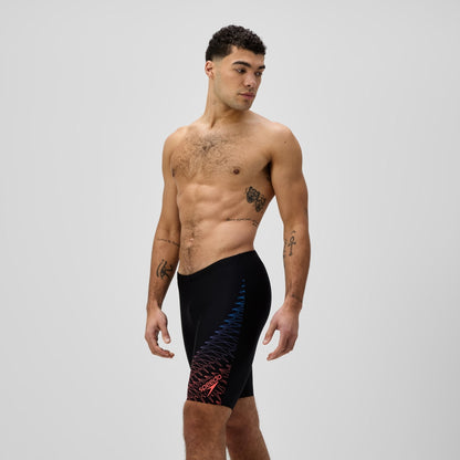 Speedo Medley Logo Jammer Black/Orange