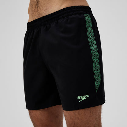 Speedo Hyperboom Splice 40cm Swim Shorts Black/Green