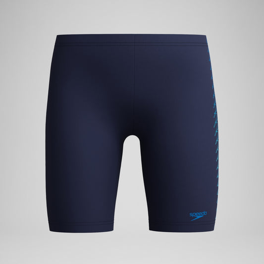 Speedo Boys Plastisol Placement Jammer Navy