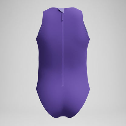 Speedo Girls Printed Hydrasuit Purple/Green