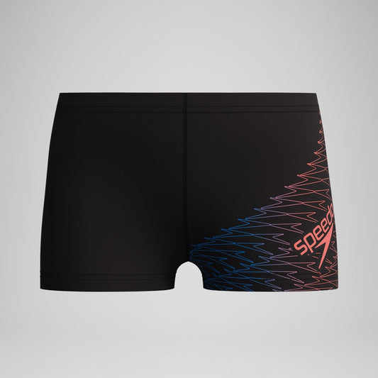Speedo Boys Medley Logo Aquashort Black/Orange