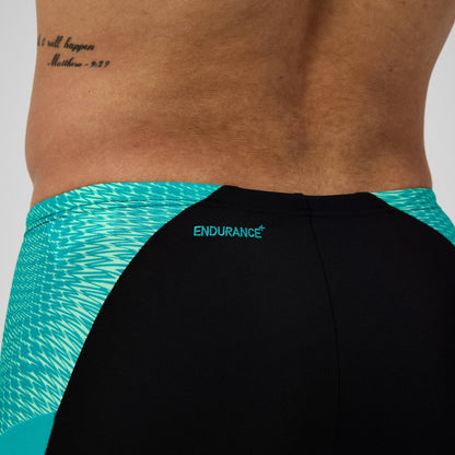 Speedo Endurance+ MAX Splice Jammer Black/Turquoise