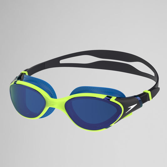 Speedo Adult Biofuse 2.0 Mirrored Goggles Green/Blue