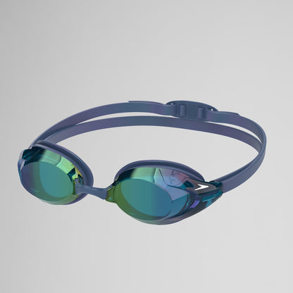 Speedo Adult Vanquisher 3.0 Mirrored Goggles Blue