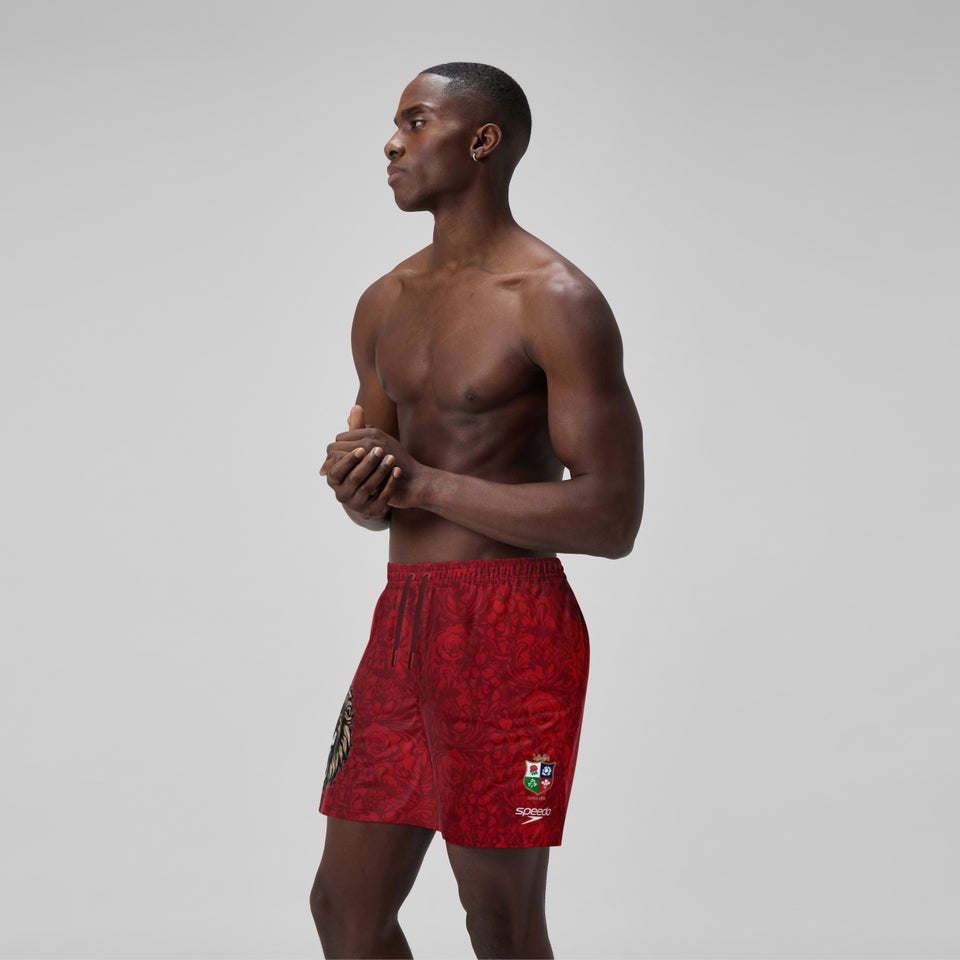 Speedo British & Irish Lions 16" Swim Shorts Red