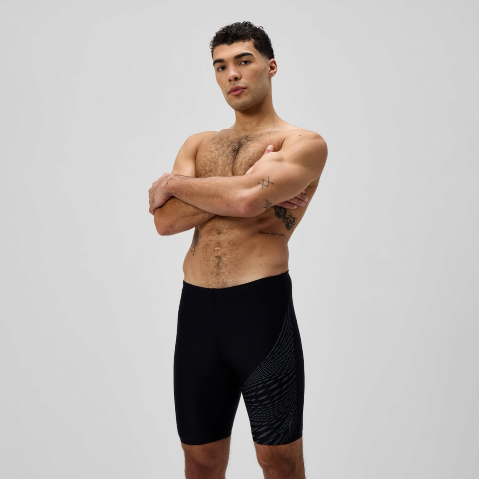 Speedo Medley Logo Jammer Black/Grey