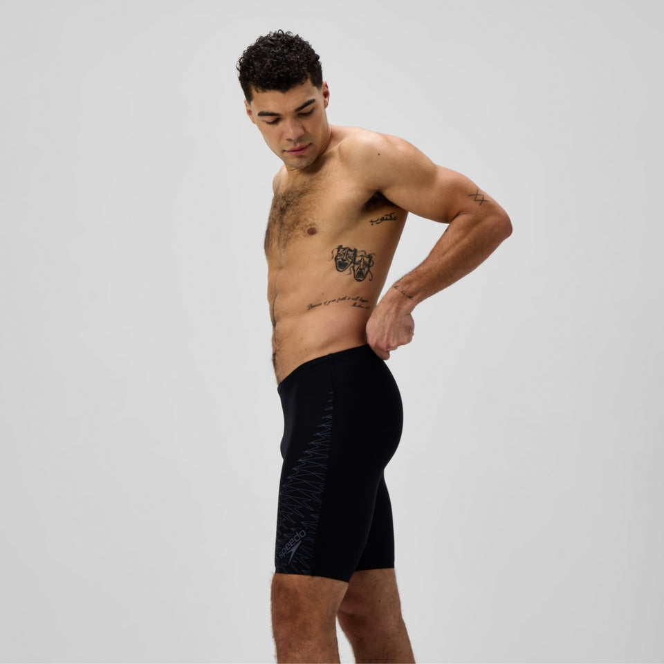 Speedo Medley Logo Jammer Black/Grey