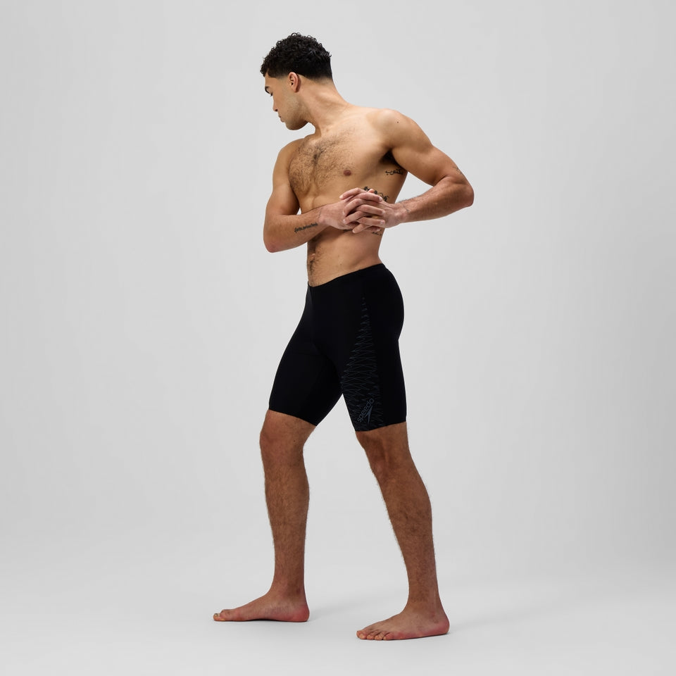 Speedo Medley Logo Jammer Black/Grey