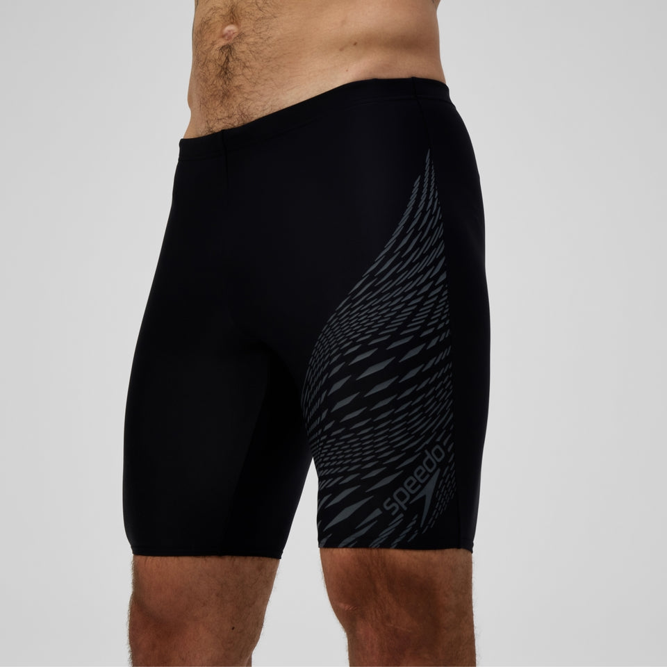 Speedo Medley Logo Jammer Black/Grey